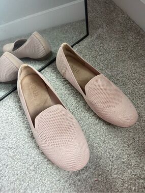 Soul by Naturalizer Alexis 2 knit loafer slip on mauve blush pink nude ballet